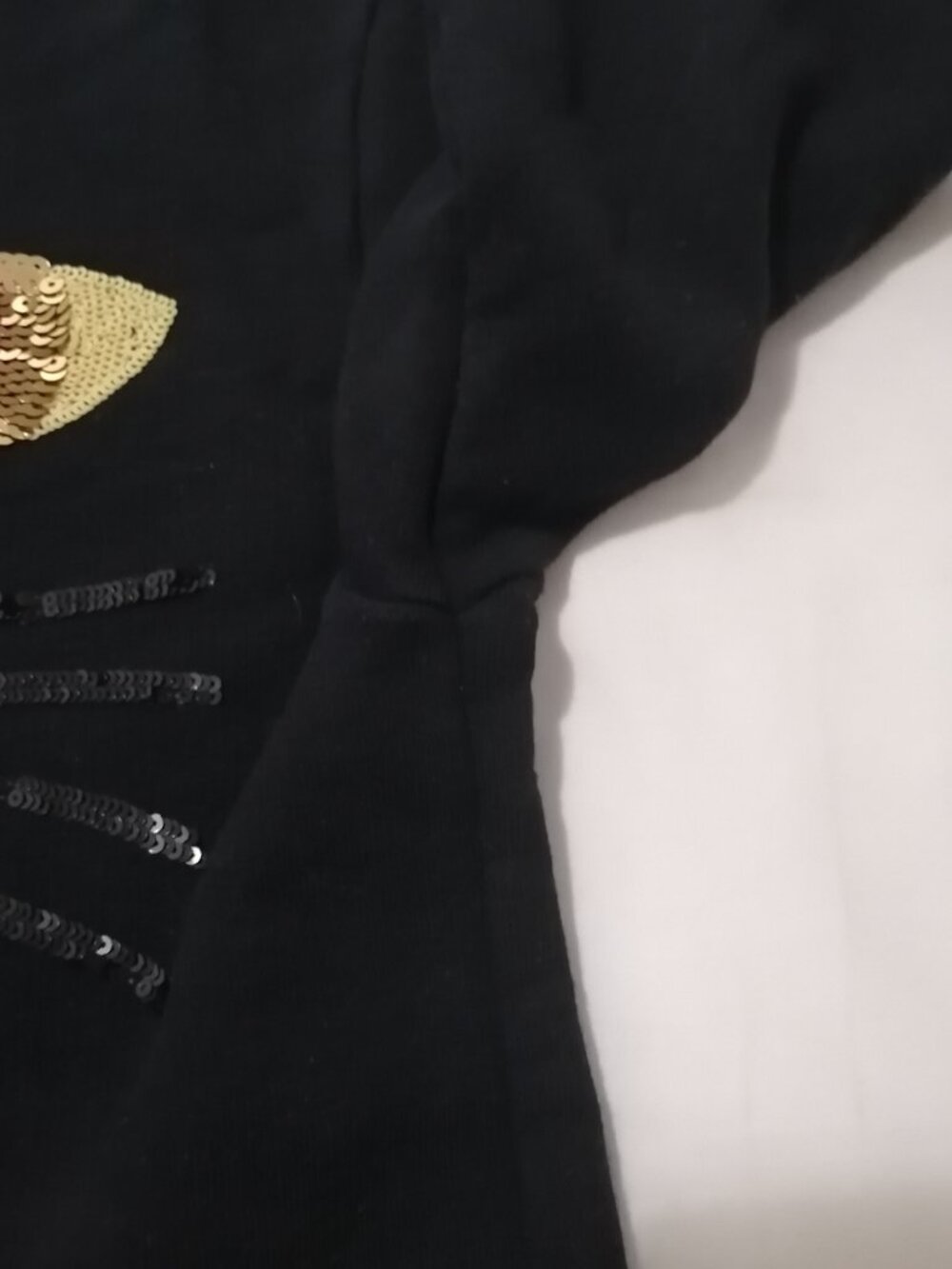 Gucci "Angry Cat" Sequin Face Kids Sweatshirt - Picture 4 of 10